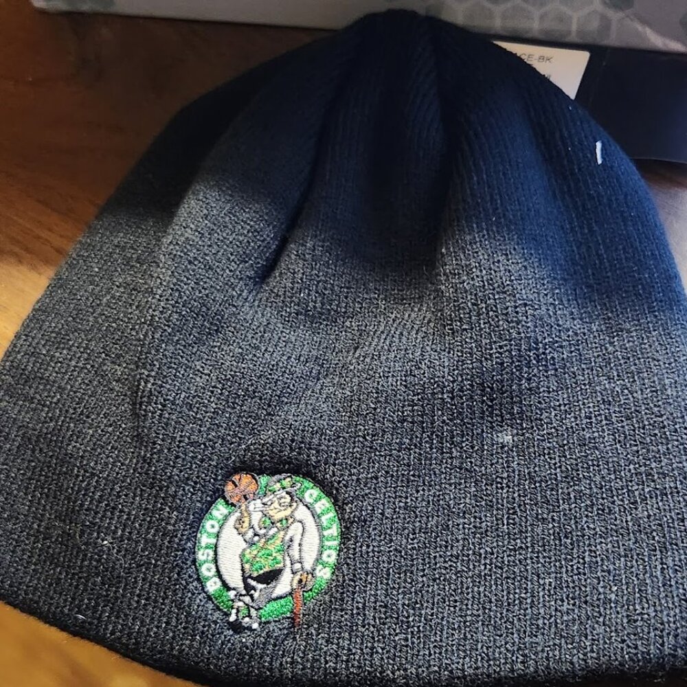 Boston Celetic Black Beanie Hat